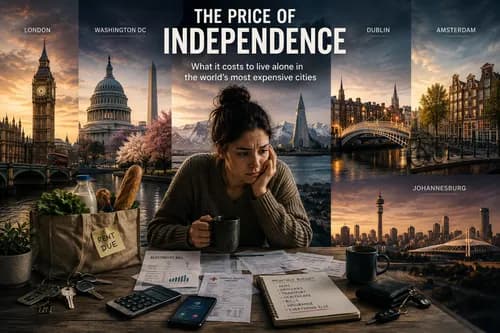PICS: What it costs to live alone around the world
