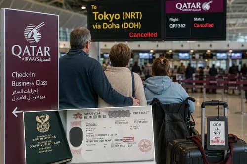 Gauteng family sues Qatar Airways for over R2 million after being denied flight to Japan over visa typo