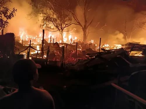 More than 208 shacks destroyed as fire tears through informal settlement in KZN