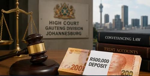 Gauteng law firm ordered to repay widow's R500,000 property deposit after almost a decade of legal battle