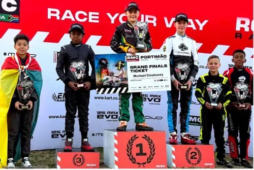 Young South African driver makes history at Africa's inaugural Rotax E10 Mini Challenge