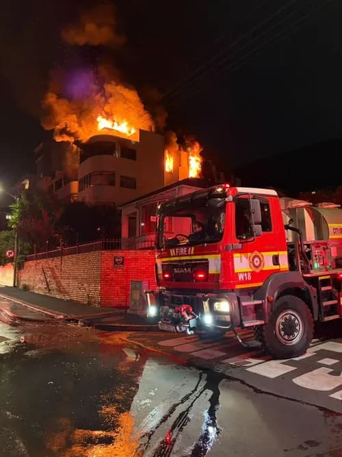 Chad le Clos's community rallies for support after deadly Sea Point apartment fire