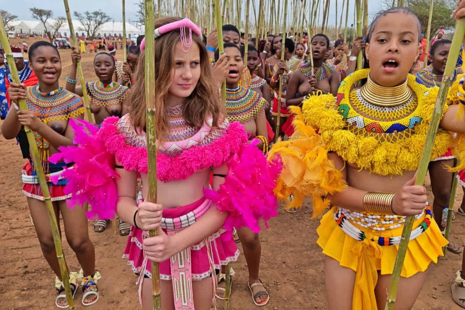 WATCH: Anastasia Fourie shines at Zulu Reed Dance as 30 000 maidens gather in KZN