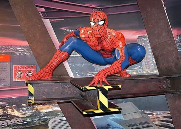 Dogs chase Spiderman, expose his identity – WATCH