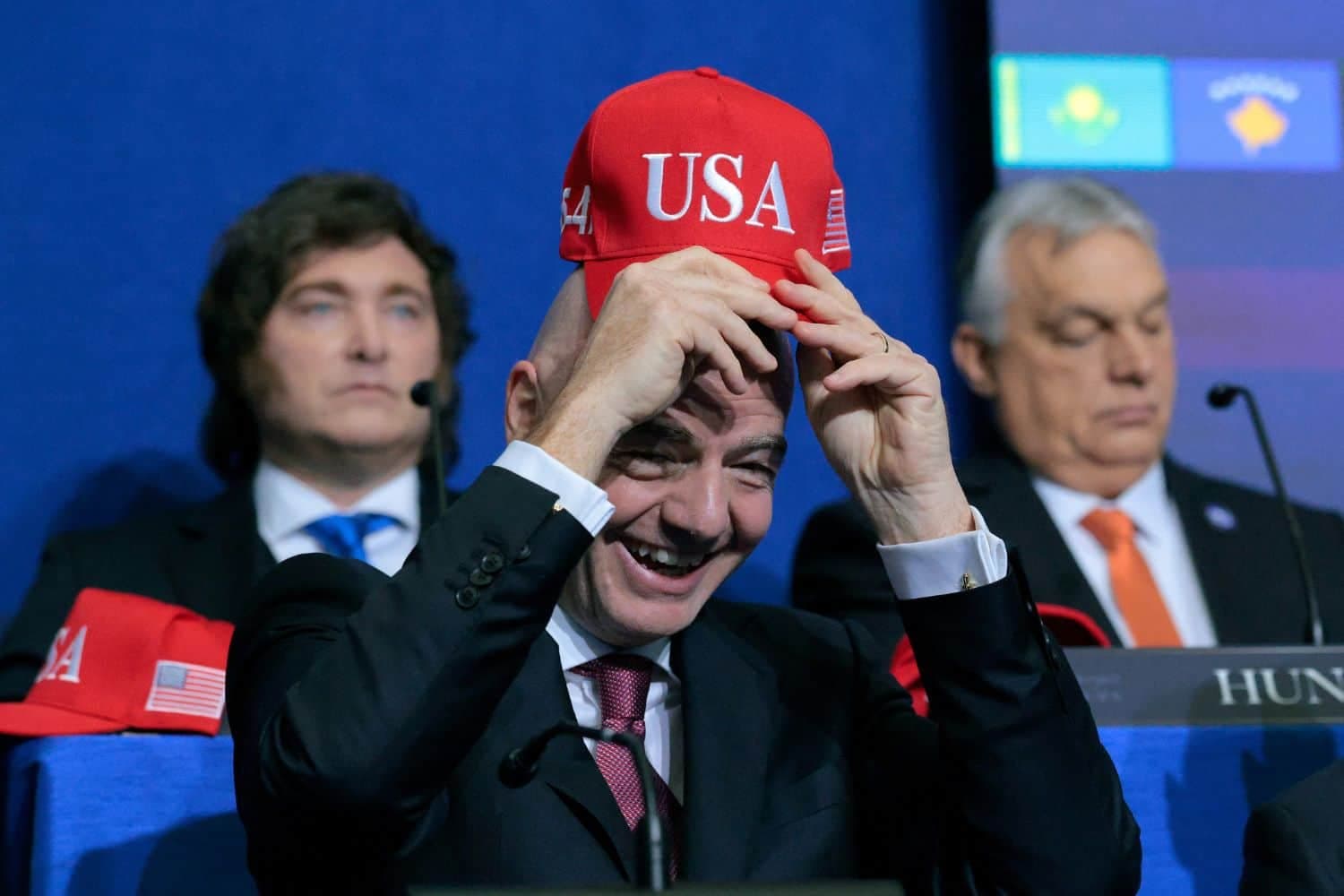 Infantile Infantino must get red card