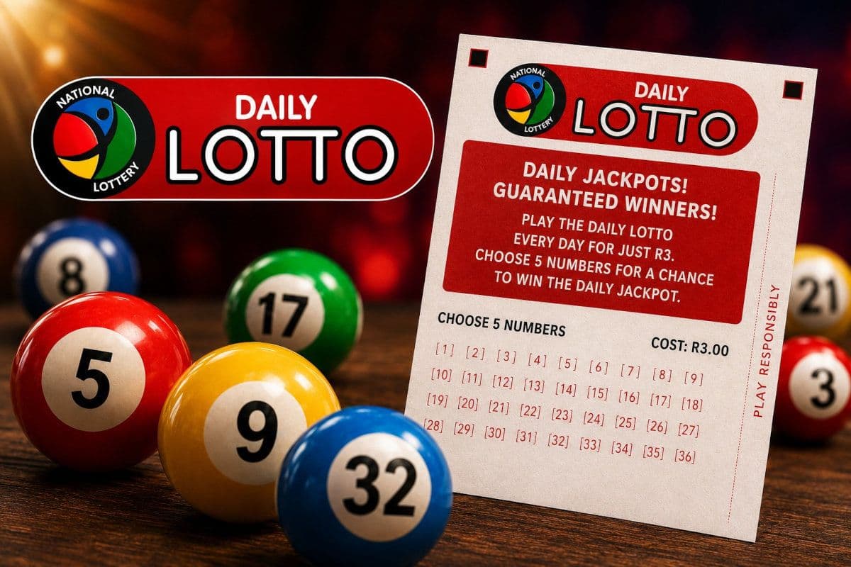 The Daily Lotto results for Sunday, 19 July 2026