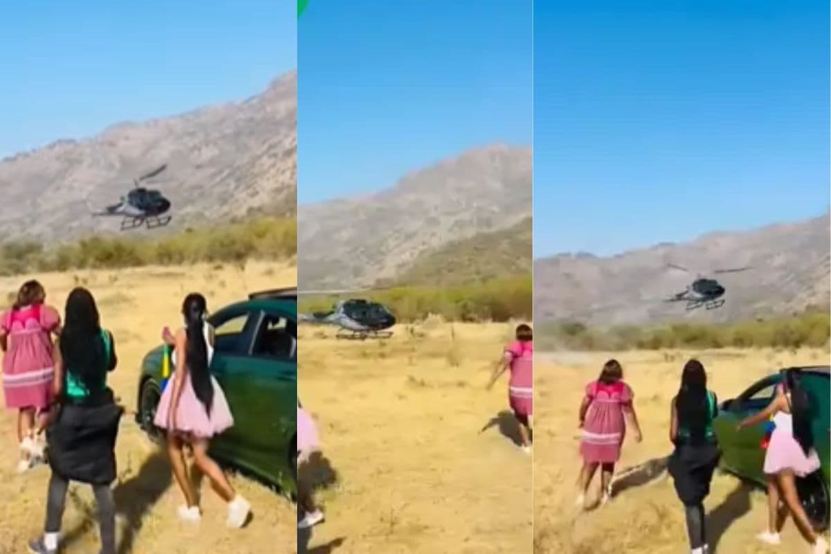 WATCH: Limpopo family’s helicopter surprise for initiation graduate wows Mzansi